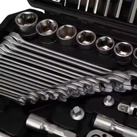 ELEHAND 142-teiliges +2 Kombinations-Schraubenschlüssel-Set Steckschlüsselsatz Ratsche Schraubendreher Zangen Hammer Auto-Reparatur-Werkzeugset