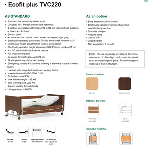 Cama Eléctrica para Clínica Médica, Cama Eléctrica de Hospital para Pacientes en Casa, Cama de Cuidado Domiciliario para Ancianos, Cuidado <span class=keywords><strong>Familiar</strong></span> - Product Image 6