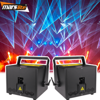 Marslite 10w Rgb Laser Stage Lighting Laser Show Rgb Laser Light 10 Watt RGB Animation Disco Dj Laser Lights for Nightclub Disco