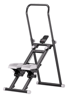 Pas à pas d'escalier pour la salle de sport à domicile grimpeur vertical pliant cardio machine d'exercice grimpeur d'escalier avec guidon réglable