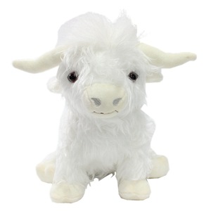 Blue Simulated Scottish <b>Cow</b> Plush Toy Cute Fairy Calf Made Cotton Custom Sizes for Baby Child's Birthday Christmas Gift - Product Image 4