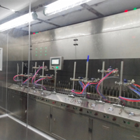 Machine de revêtement de bouteille cosmétique automatique nouvel équipement de four de dessiccation pour le roulement de noyau de substrats en acier d'aluminium en céramique en métal