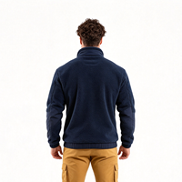 Chaqueta de Invierno para Hombre con Logotipo Personalizado del Proveedor, Chaqueta Softshell Gruesa con Forro Polar, Abrigo Térmico Cálido y Cómodo con Tela en la Parte Delantera