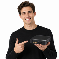Nuevo PC de Alto Rendimiento con SSD de Cuatro Núcleos, 3710 con 6 LAN, Mini PC para Soluciones de Redes Industriales, Router Firewall