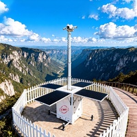 Torre de Seguridad Móvil con CCTV Solar de Múltiples Colores, Sistema de Cámara Personalizado para Estacionamiento
