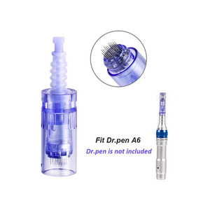 Stylo de Microneedling <span class=keywords><strong>Dr</strong></span> <span class=keywords><strong>Pen</strong></span> A6 avec Cartouches d'Aiguilles <span class=keywords><strong>Nano</strong></span> en Acier Inoxydable pour Maquillage Permanent et Application des Sourcils - Product Image 2
