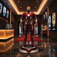 Statue en résine Iron Man MK50 grandeur nature, peinte à la main, sculpture de super-héros, figurine d'art, décoration d'intérieur, objet de collection, cadeau