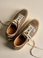 Chaussures de skate rétro en cuir respirant à semelle épaisse unisexe avec logo personnalisé de haute qualité, antidérapantes, décontractées, vente en gros du fabricant