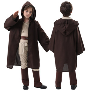 Disfraz de Caballero Jedi para Niños, Túnica con Capucha, Disfraz de Star Wars para Halloween - Product Image 1