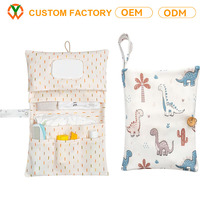 Sac de rangement pour couches de bébé personnalisé, sac de rangement portable pour les essentiels de bébé