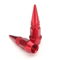 Cache-valve universel à pointe pour vélo, voiture, camion, capuchon anti-poussière pour valve de pneu, cache-valve de type balle