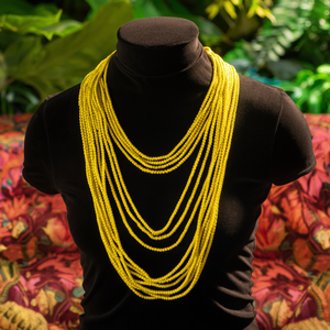 CBBA-1998 Collares de Moda para Mujer, con Cuentas en Capas, Chapados en Oro, de Acero Inoxidable 316L - Product Image 3