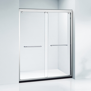 Puerta <span class=keywords><strong>de</strong></span> <span class=keywords><strong>Ducha</strong></span> KMRY <span class=keywords><strong>de</strong></span> 48 Pulgadas con Manija <span class=keywords><strong>de</strong></span> Acero Inoxidable, Aluminio Recto con Marco <span class=keywords><strong>de</strong></span> Vidrio y Tira <span class=keywords><strong>de</strong></span> Sellado para Baño, <span class=keywords><strong>Ducha</strong></span> <span class=keywords><strong>de</strong></span> Lujo - Product Image 2