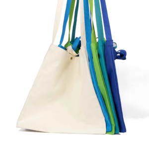 Venta al por mayor personalizado portátil en blanco diseñador de lona de algodón bolsa de lona con hebilla - Product Image 1