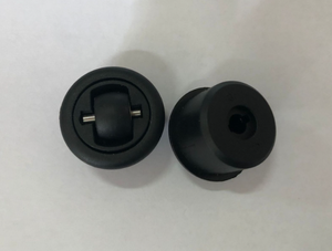 Roulettes pivotantes universelles cachées à rotation libre à 360 degrés, roues de base de meubles de table à glissière, silencieuses avec roulements - Product Image 2
