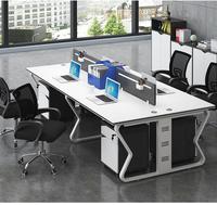 Couleur en option nouveau design moderne taille standard incurvé cloisons modulaires en aluminium poste de travail meubles de cabine de bureau