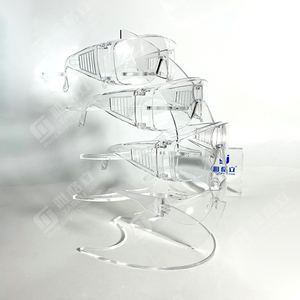 Nhà sản xuất tùy chỉnh có thể tháo rời Acrylic kính hiển thị đứng nhỏ hiển thị truy cập là viết tắt của cửa hàng bán lẻ - Product Image 3