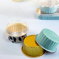Moules à pudding antiadhésifs résistants à la chaleur, moules à mousse, récipients pour friteuse à air, plateaux de cuisson, boîtes à gâteaux, récipients en aluminium résistants au four