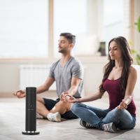 Diffuseur de parfum électrique portable Maxair 200cbm noir 130ml, contrôle WIFI 4G via application, garantie 1 an, super silencieux, en aluminium, pour la maison