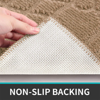 Absorbant résistant à la saleté Bienvenue Tapis de porte d'entrée antidérapant Tapis de porte d'entrée lavable en machine pour porte d'entrée
