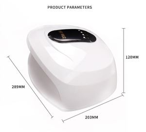 Lámpara Profesional para Uñas SUN19R de 150W, Terapia de Luz Roja, Secador LED/UV para Ambas Manos, Curado Rápido de Esmalte en Gel, Luz para Salón de Uñas - Product Image 6