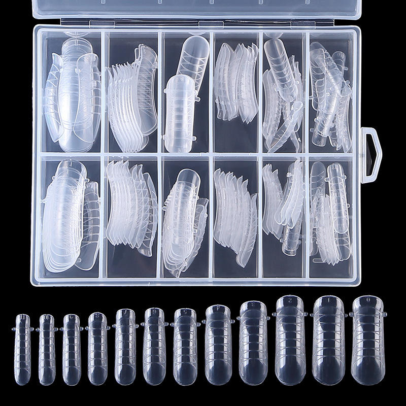 (G1-302)D06 #   Moule à ongles en cristal 120 pcs