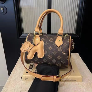 2025 sac pour femmes nouveau élégant Mature rétro sac à main bureau décontracté affaires bandoulière Boston sac - Product Image 1