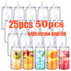 संयुक्त राज्य अमेरिका गोदाम मुक्त शिपिंग पुनः प्रयोजनीय स्पष्ट एक्रिलिक प्लास्टिक पीने से आइस्लिक प्लास्टिक पीने से आइस्ड कॉफी टमलर कप - Product Image 1
