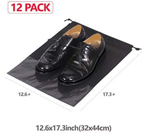 Hot Seller Portable Non-Woven Shoes Storage Organizer <b>Pouch</b> with Zipper Closure Shoe Bags <b>for</b> <b>Men</b> and Women - Product Image 3