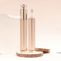 Bouteilles à rouleaux vides rechargeables de 20ml Bouteille à rouleaux en plastique Bouteilles à rouleaux en plastique et bille à rouleaux en acier inoxydable