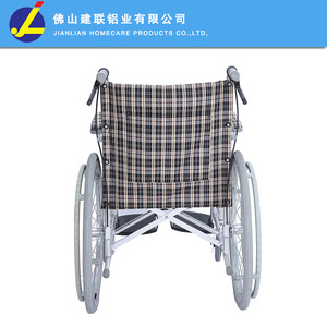 Fauteuil roulant en alliage d'aluminium Jianlian, léger, pliable, manuel, pour personnes âgées, handicapées, femmes enceintes - Product Image 2