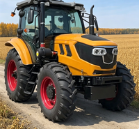 Tracteur agricole robuste à grande puissance, diesel, 4 roues motrices, 120 ch, haute performance, stable et fiable