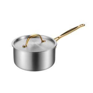 <span class=keywords><strong>Casserole</strong></span> durable avec couvercle, vente directe d'usine, pot à lait pour la cuisine à domicile, acier inoxydable 3 plis, batterie <span class=keywords><strong>de</strong></span> cuisine <span class=keywords><strong>haut</strong></span> <span class=keywords><strong>de</strong></span> <span class=keywords><strong>gamme</strong></span> - Product Image 1