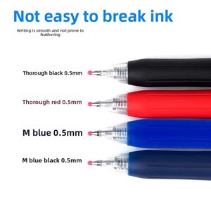 ปากกาเจลแบบกดหดได้ แห้งเร็ว พิมพ์โลโก้ได้ ขนาด 0.5 มม. สำหรับเซ็นเอกสาร ใช้ในสำนักงาน ใช้สอบสำหรับนักเ<span class=keywords><strong>ร</strong></span>ียน ขายส่ง - Product Image 4