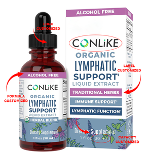 Gouttes liquides lymphatiques OEM en promotion – Gouttes de drainage lymphatique, détoxification lymphatique, nettoyage, santé digestive, stimulant immunitaire, complément alimentaire 30 ml - Product Image 6