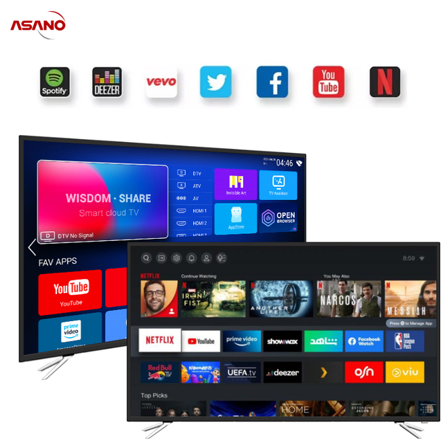 High Brightness Smart Television 4K Tv Full Hd High Definition Big Screen Smart Tv 32 Inch Led Tv for Home Use