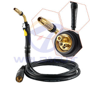 Pistola de soldadura Mig Mag BND 300 Amp 350A Co2 Gas aire refrigerado antorcha ciclo de trabajo 60% Euro conector - Product Image 4