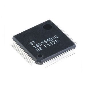 Composants électroniques d'origine ST16C554DIQ64-F 2.97V à 5.5V Quad UART ST16C554 ST16C554D ST16C554DIQ64 ST16C554DIQ64-F - Product Image 1