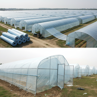 Rouleau de film plastique anti-UV anti-goutte pour serre, pour tomates et légumes, en PE moulé par soufflage