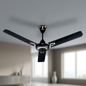 Ventilateur de plafond électrique KIMATSU élégant de 1200 mm à 3 pales, en métal inoxydable, avec commande mécanique, pliable, pour la maison et l'hôtel - Product Image 2