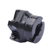 400R 63-22-4T AlTin Coated 4-Flute Indexable Square Shoulder Face Mill Cutter HRC60 Positive-Rake Head Cocok untuk ODM/OEM