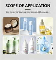 Machine de remplissage et de bouchage de liquide assouplissant pour tissus de 20 à 1000 ml, remplisseur de liquide assouplissant Downy pour lessive avec certification CE
