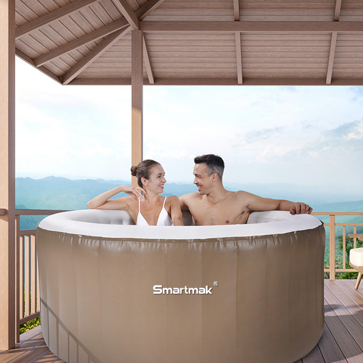 Vasca Da Bagno Pieghevole Per Adulti - 120x55x50 Cm, Portatile, Con Cuscini, Per Interni Ed Esterni