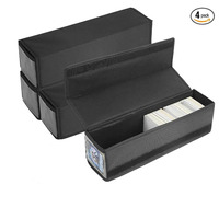 Étui de rangement personnalisé pour cartes à collectionner Oxford avec 20 séparateurs et fenêtre de présentation pour collections TCG