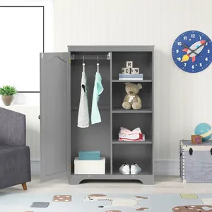 Armoire pour enfants Armoire avec <span class=keywords><strong>porte</strong></span> et étagères Armoire pour enfants Armoire à vêtements - Product Image 3