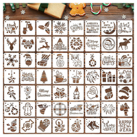 Pochoirs de peinture à motifs de Noël DIY pour scrapbooking, dessin, décoration murale et de sol