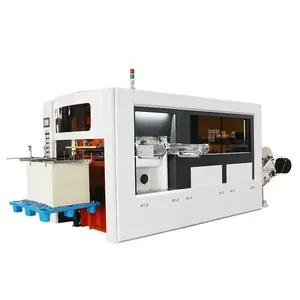 JYD-PY950 heißer Verkauf automatische Rolle Pappbecher Fan Stanzen Falten Präge maschine Papier deckel Cutter Press Forming Machine