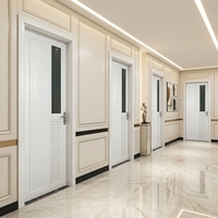 Fabricación Directa de Fábrica de Puertas Abatibles de UPVC, Puertas de Vidrio de UPVC, Puertas Interiores de UPVC y Ventanas Corredizas de UPVC