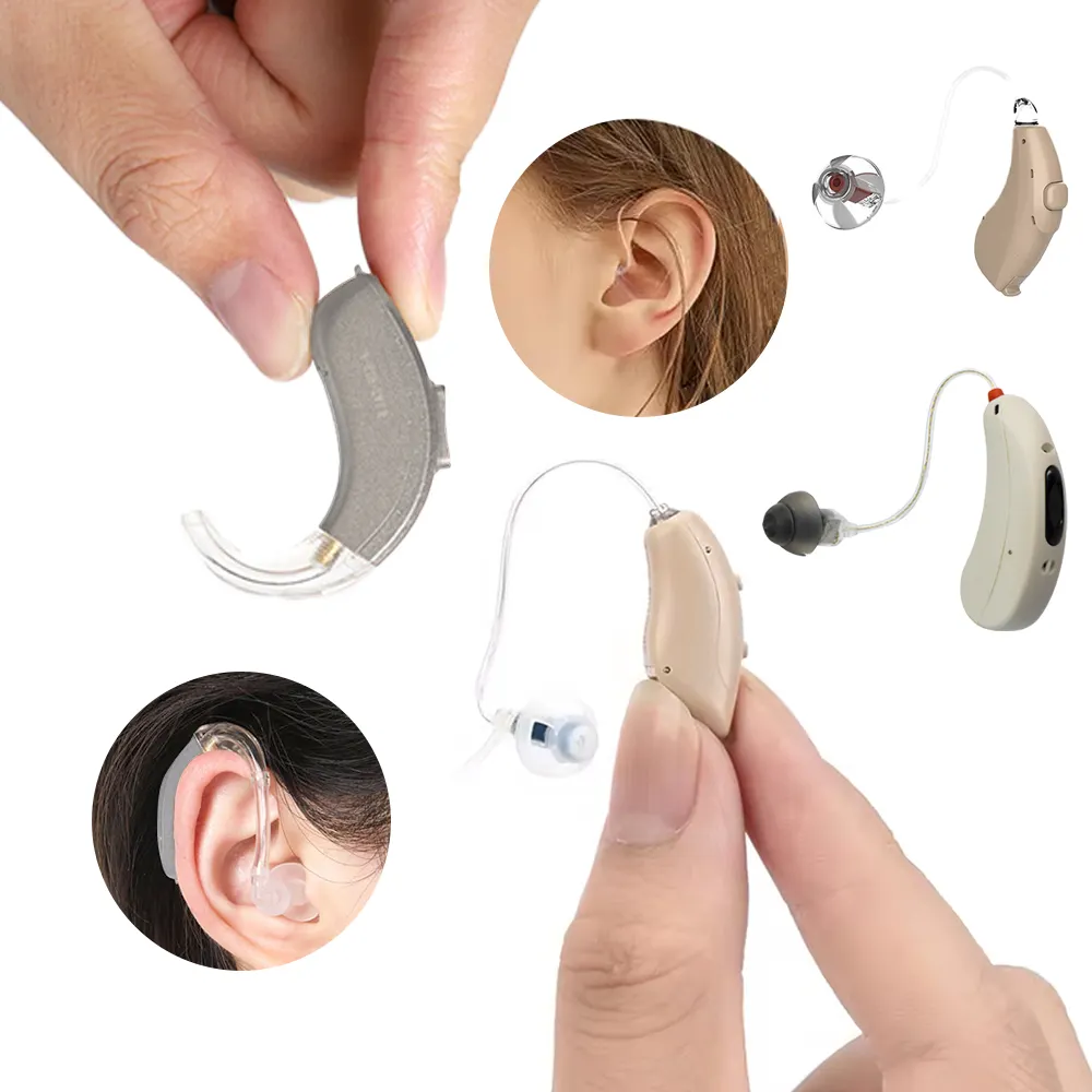 High Quality Rechargeable Programmable Bluetooth Hearing Aids With App Control For The Seniors With Hearing Loss