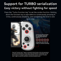 Manette de jeu extensible en vente chaude, manettes de jeu sans fil 2.4G BT pour Android Mobile Switch